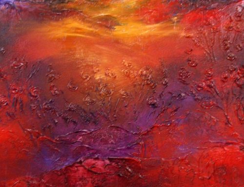 Desert Heat Study Oil on Canvas 61cm x 61cm