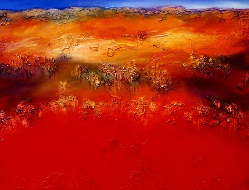 SOLD Summer Heat Oil on Canvas 91cm x 152cm