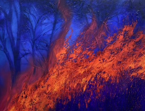 FLAME THROWER  91 X 122CM