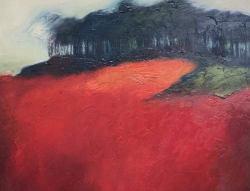 RED EARTH 1  120 X 120CM