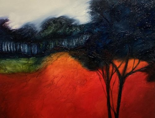 RED EARTH 2  120 X 120CM
