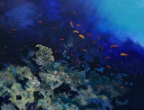 CRUISING IN THE CORAL 122 X 92CM