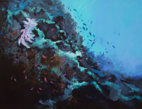 SOFT CORAL ON THE REEF  90 X 120CM