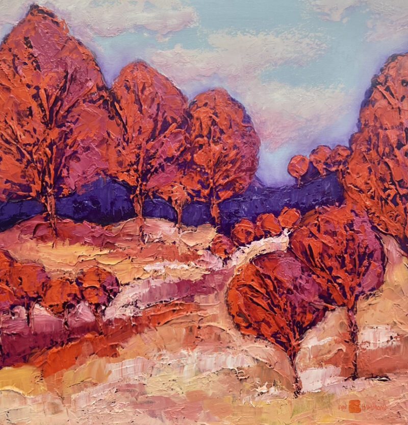 HUNTER VALLEY AUTUMN FOR YOU 61 X 61CM Watershed Gallery Pokolbin