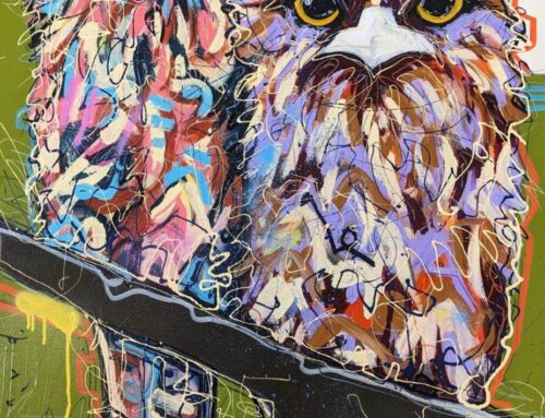 TWO HOOTS  79 X 105CM