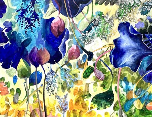 FLOWER GARDEN DREAMING  85 X 150CM