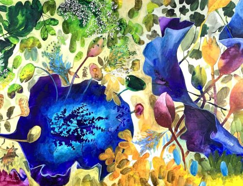 FLOWER GARDEN DREAMING #2  85 X 150CM