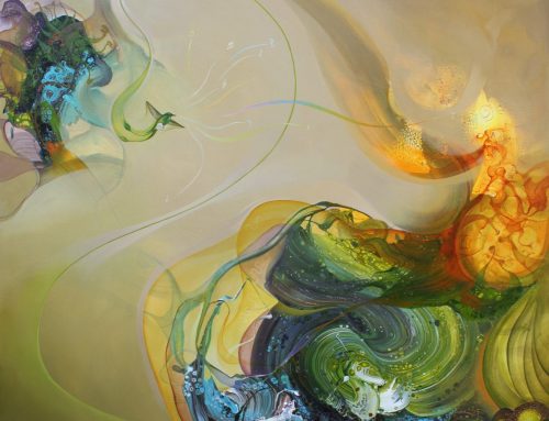 IN THE LANGUAGE OF BIRDS  138 X 138CM