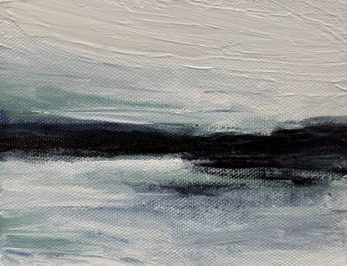 WHITE WATER #1  15 X 15CM