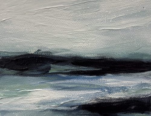 WHITE WATER #3  15 X 15CM