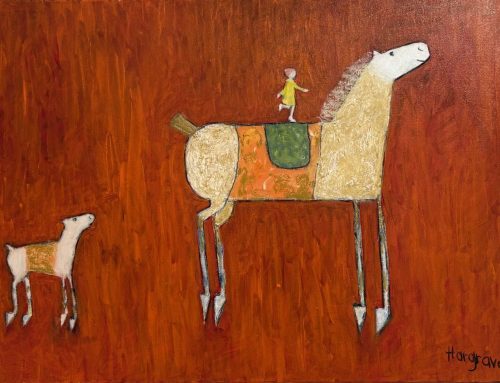 IN THE DELL AT SPRING  83 X 53CM