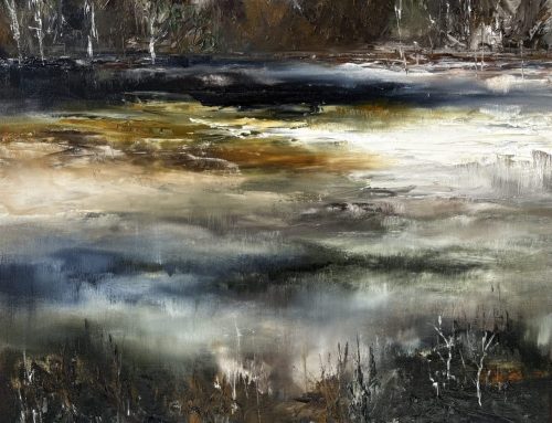MURKY  RIVER  60 X 60CM