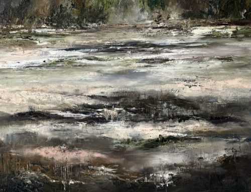 MURKY WATERS  76 X 76CM