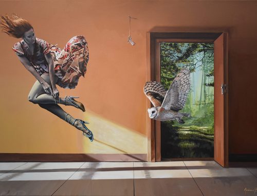 ASSOCIATED WISDOM IS A MAGICAL THOUGHT  100 X 150CM