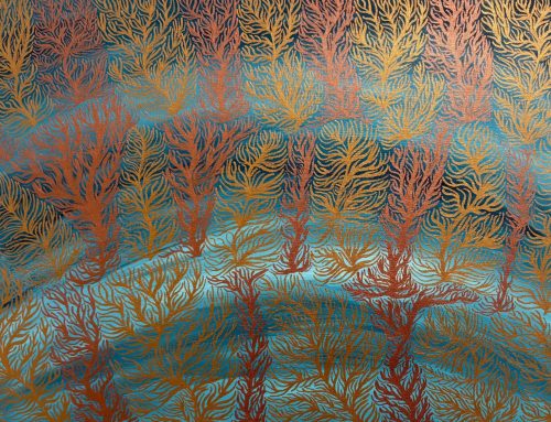 LOOKS LIKE CORAL #1  61X 91CM