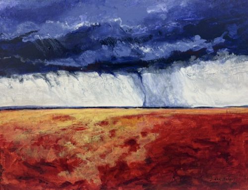 MONSOON #4  46 X60CM