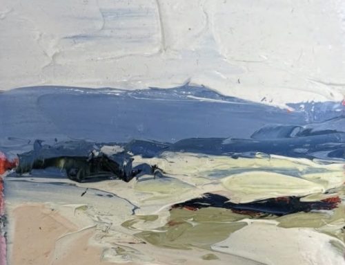 WHERE THE PLAINS MEET THE SKY, POKOLBIN  13 X 13CM