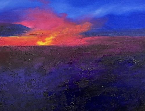 FIRE LIGHT #3  60 X 60CM