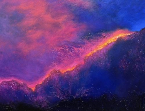 PASSION BURNS BRIGHTLY #2  100 X 150CM