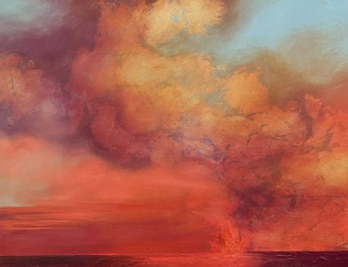 FIRE OF THE HEART  120 X 100CM