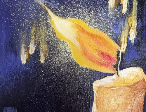 LOVES FLAME  23 X 23CM