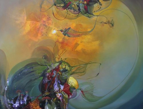 LEAVING THE LABYRINTHIAN YARDEN IKHORUS SEARCHED FOR ENDLESS HONEY  129 X 120CM