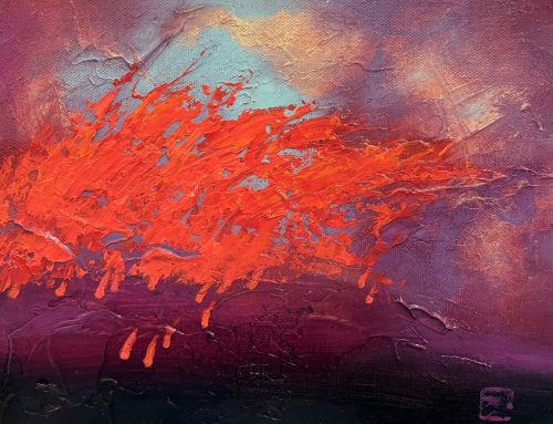 HEARTS FLAME #3  23X 33CM